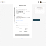 Buy bitcoin - amount entered